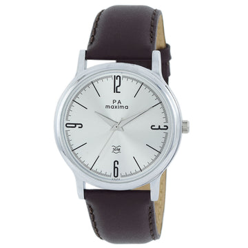 Maxima ATTIVO Men Silver Dial Analogue Watch - 55542LMGI